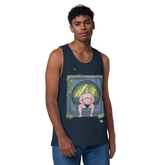 Men’s premium tank top - Heavy Meditation - Image 6