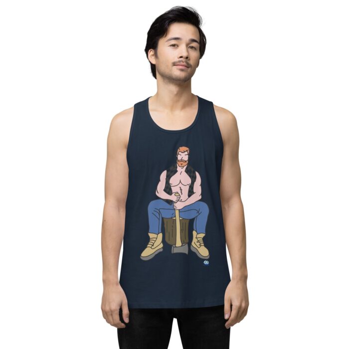 Men’s premium tank top - Lumberjack - Image 17