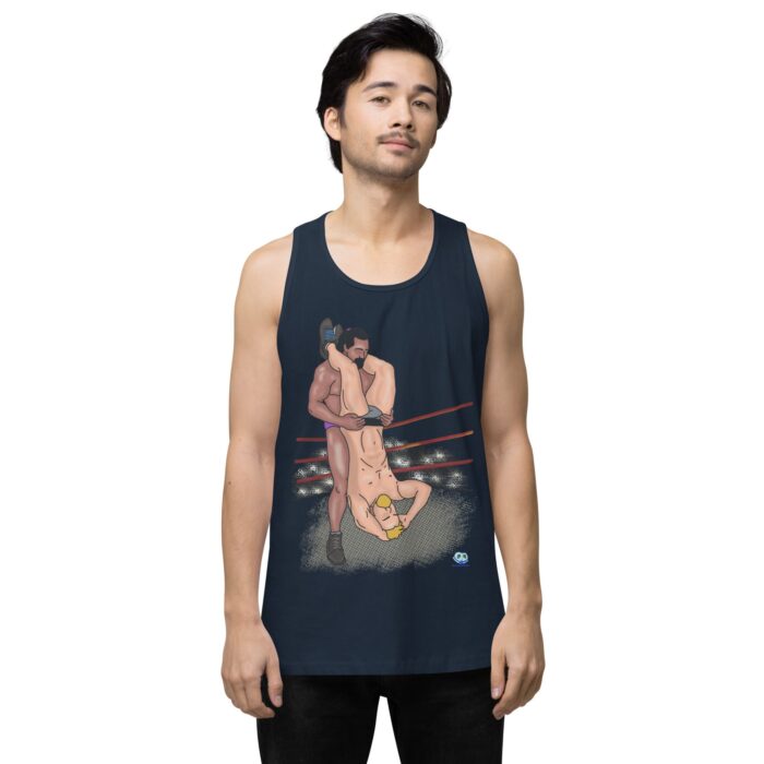 Men’s premium tank top - Pile Driver - Image 16