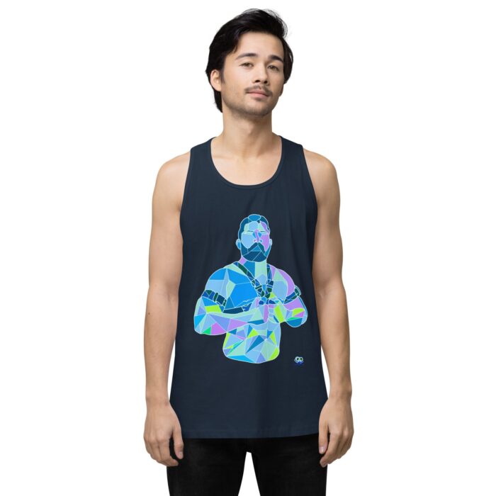 Men’s premium tank top - Shattered - Image 7