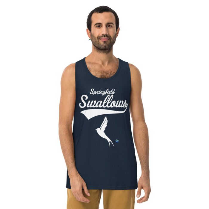Men’s premium tank top - Springfield Swallows - Image 7