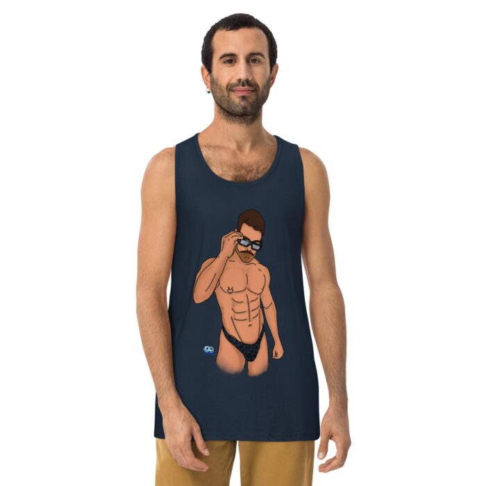 Men’s premium tank top - Wild - Image 5