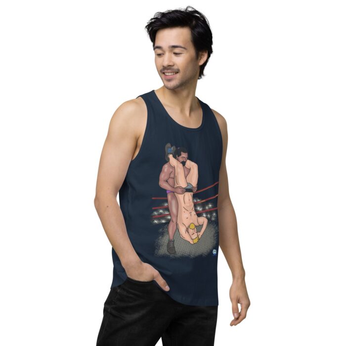 Men’s premium tank top - Pile Driver - Image 18