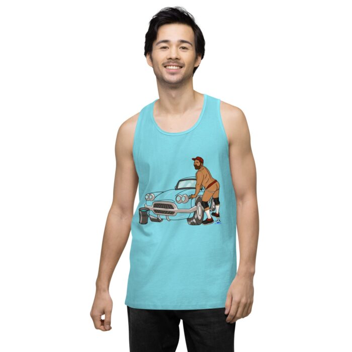 Men’s premium tank top - Car Wash
