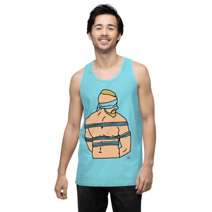 Men’s premium tank top - Bound and Blindfolded - Image 22