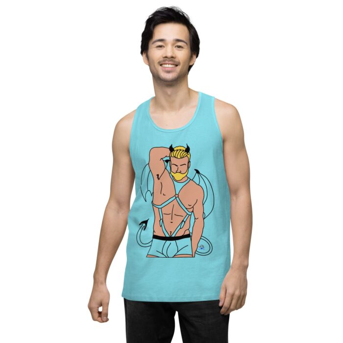 Men’s premium tank top - Devil - Image 22