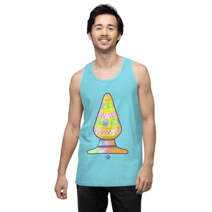 Men’s premium tank top - Easter Egg Butt Plug - Image 19
