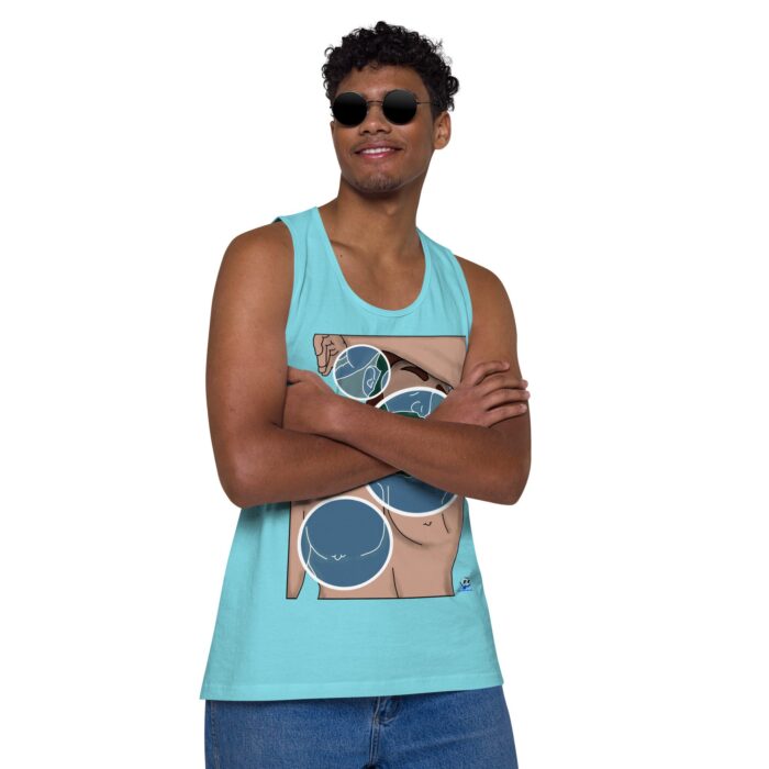 Men’s premium tank top - Negative Feelings - Image 18