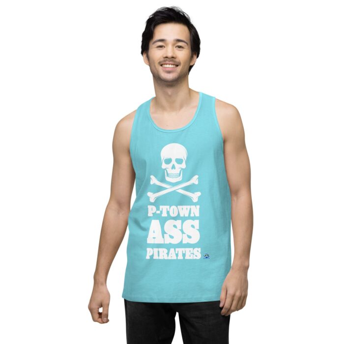Men’s premium tank top - P-Town Ass Pirates - Image 22