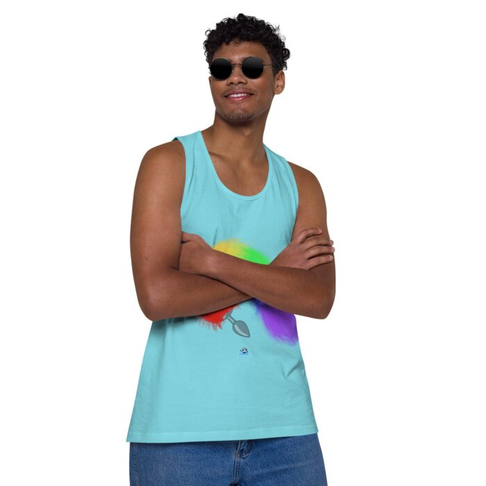 Men’s premium tank top - Tails - Image 22