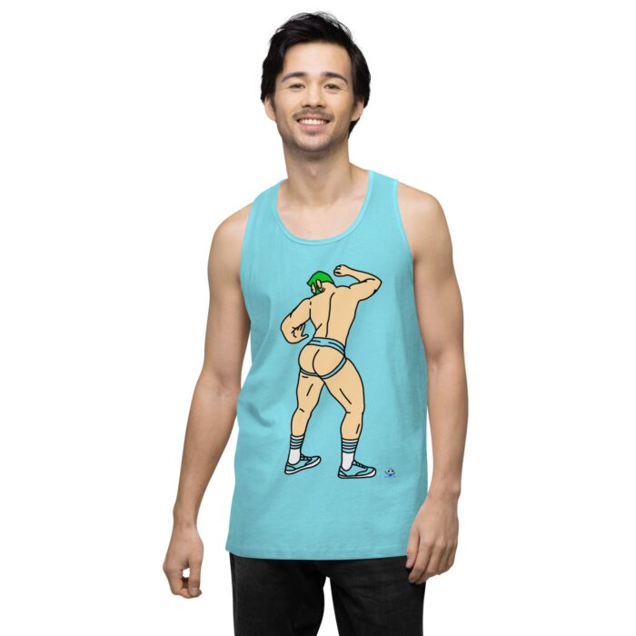 Men’s premium tank top - Up Against The Wall - Image 22