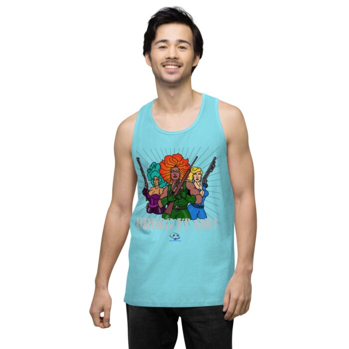 Men’s premium tank top - War on Drag - Image 22