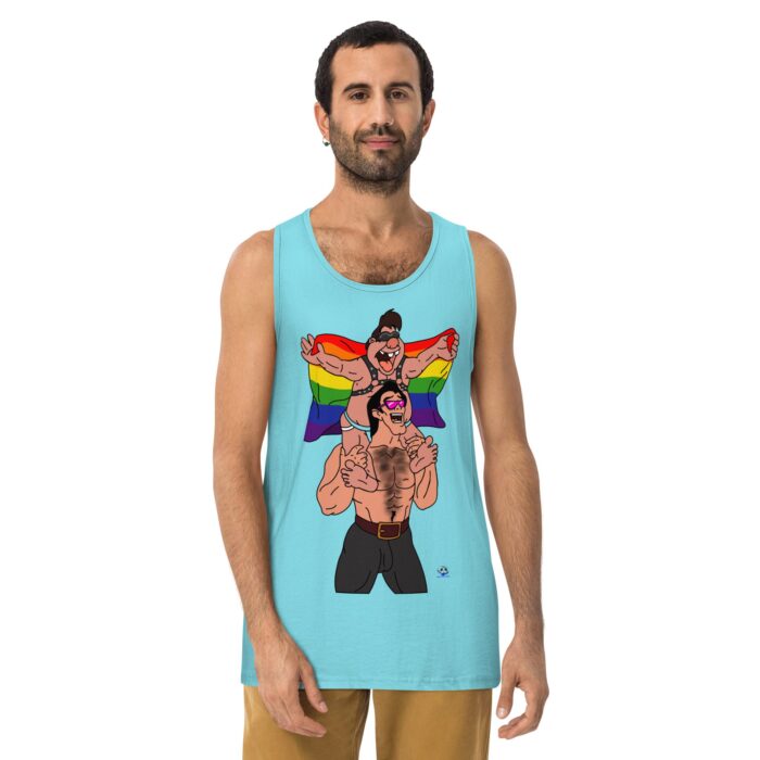 Men’s premium tank top - Beastly Buddies - Image 21
