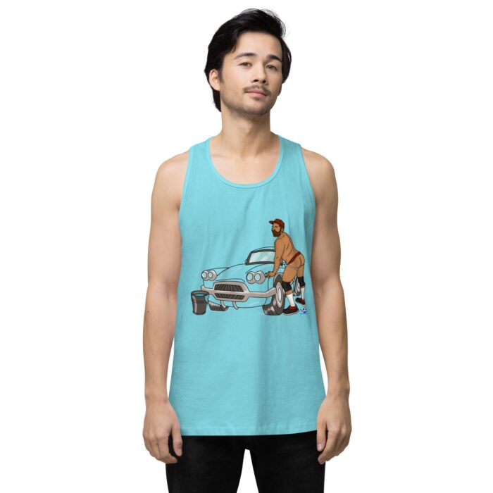 Men’s premium tank top - Car Wash - Image 52