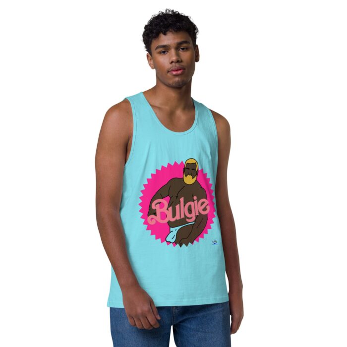 Men’s premium tank top - Bulgie Dark - Image 21