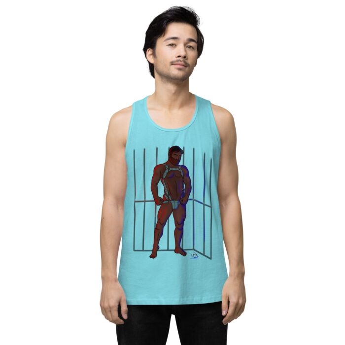 Men’s premium tank top - Busted - Image 51