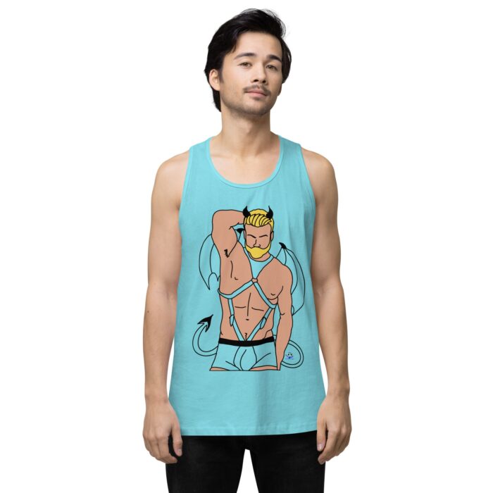 Men’s premium tank top - Devil - Image 21