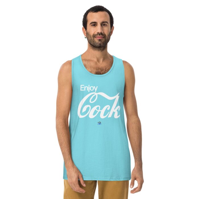Men’s premium tank top - Enjoy Cock - Image 11