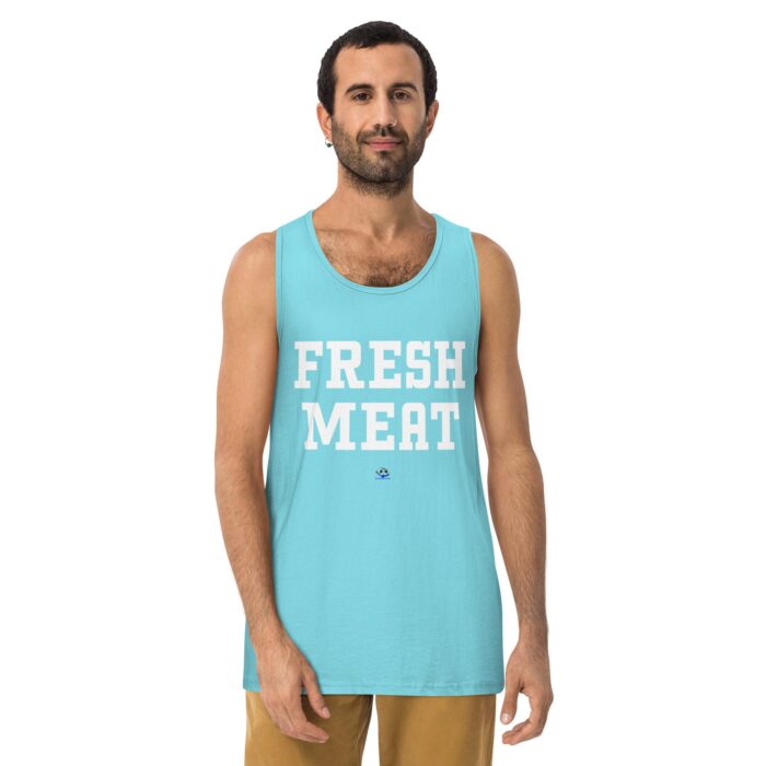 Men’s premium tank top - Fresh Meat - Image 12