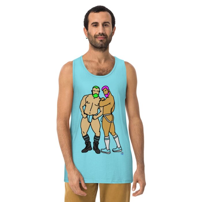 Men’s premium tank top - Jock Buddies - Image 21