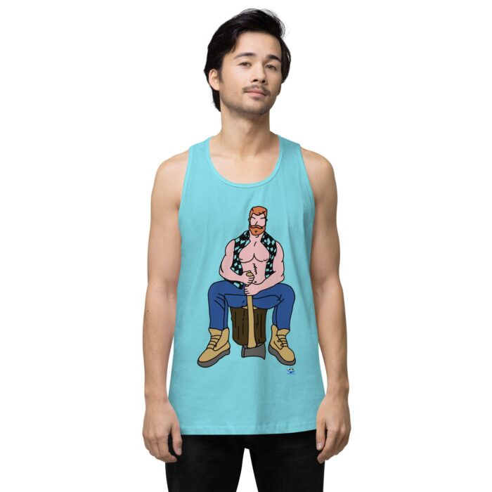 Men’s premium tank top - Lumberjack - Image 51