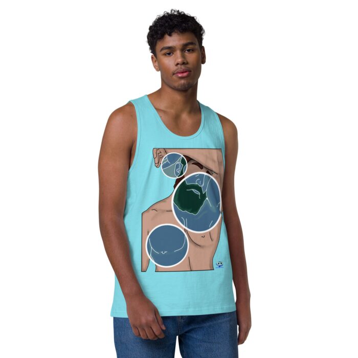 Men’s premium tank top - Negative Feelings - Image 17