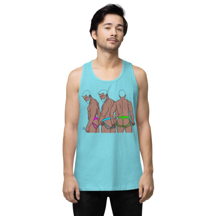 Men’s premium tank top - Neon Jocks - Image 22
