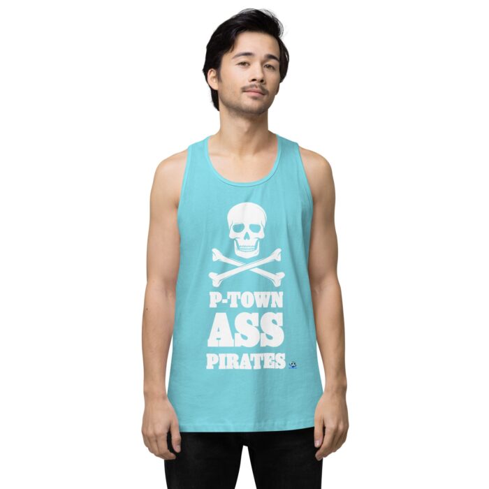 Men’s premium tank top - P-Town Ass Pirates - Image 21