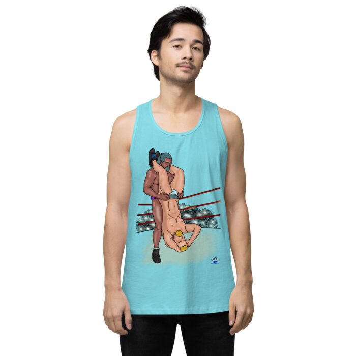 Men’s premium tank top - Pile Driver - Image 51