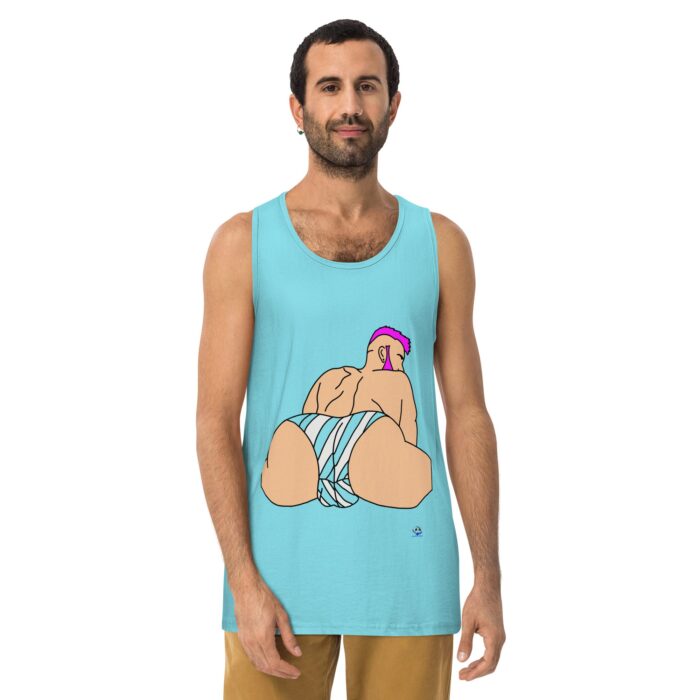 Men’s premium tank top - Stripes