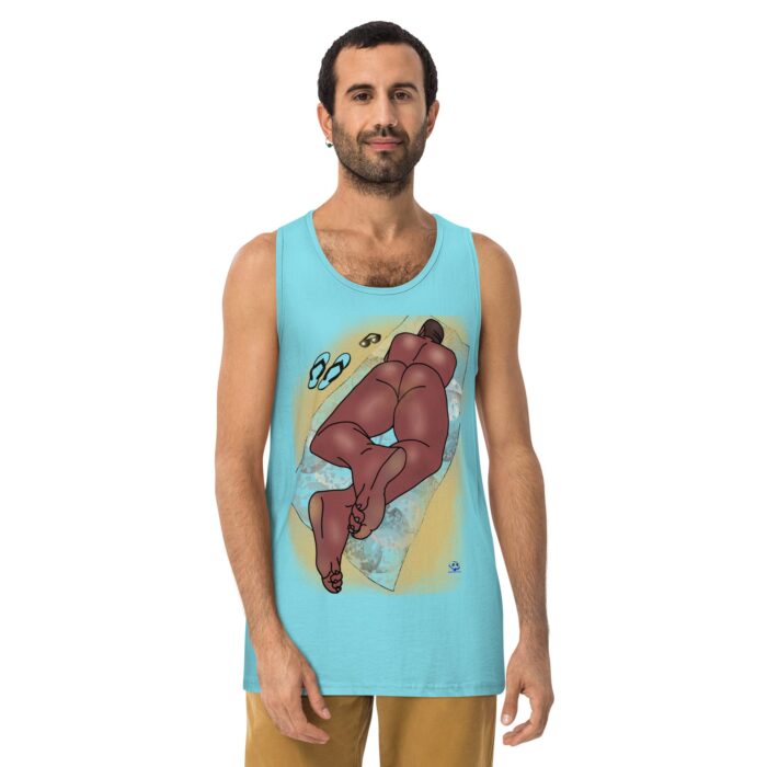Men’s premium tank top - Suns Out Buns Out - Image 11