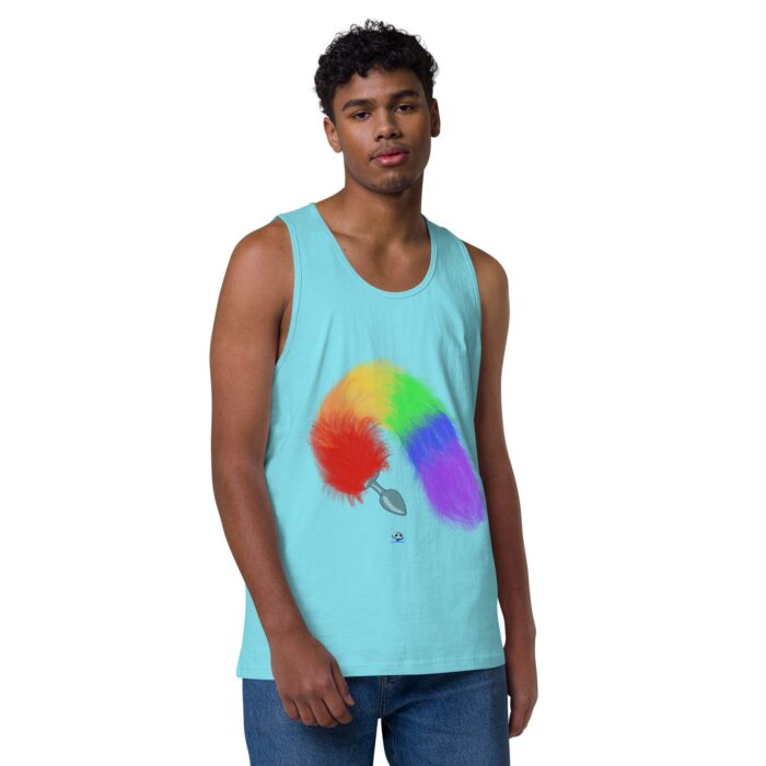 Men’s premium tank top - Tails - Image 21