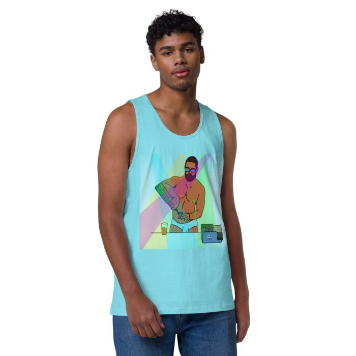 Men’s premium tank top - The Bartender