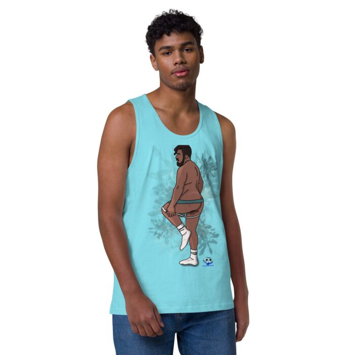 Men’s premium tank top - Undress - Image 21