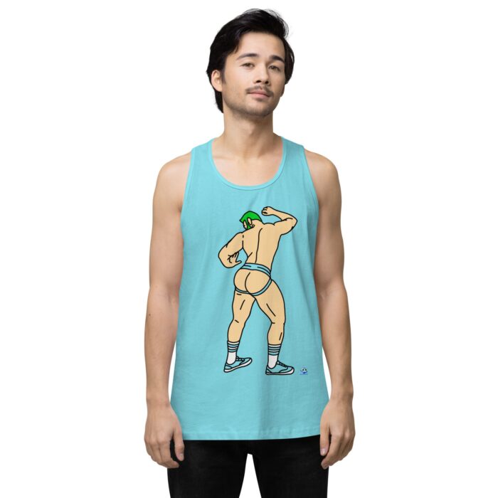 Men’s premium tank top - Up Against The Wall - Image 21