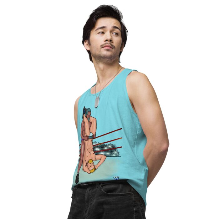 Men’s premium tank top - Pile Driver - Image 54