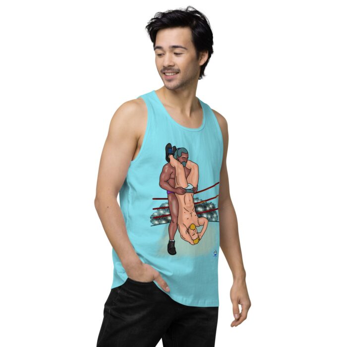 Men’s premium tank top - Pile Driver - Image 53