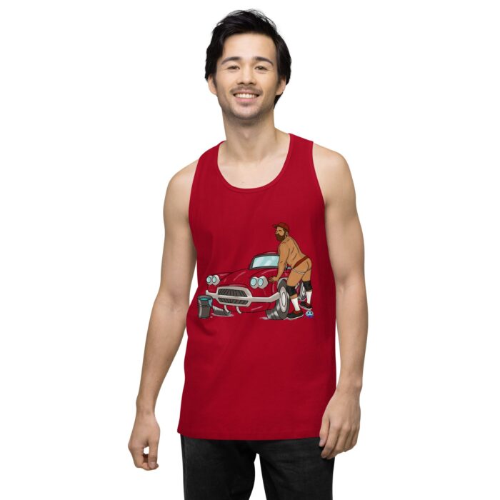 Men’s premium tank top - Car Wash - Image 13
