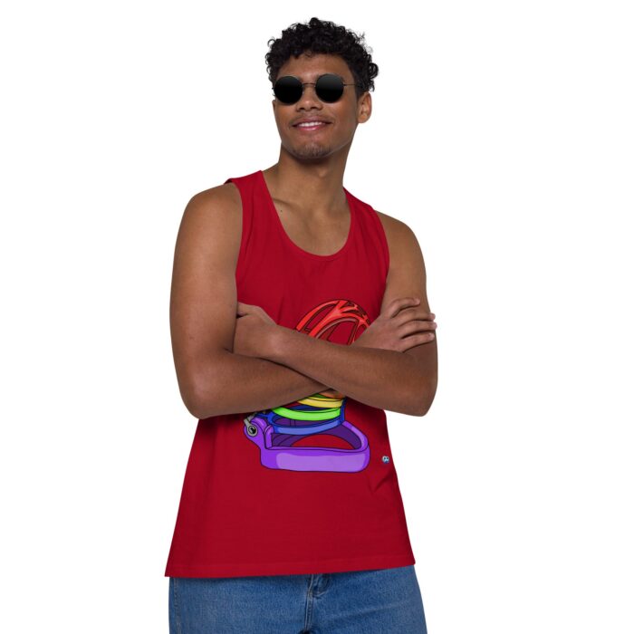Men’s premium tank top - Chastity Cage - Image 11