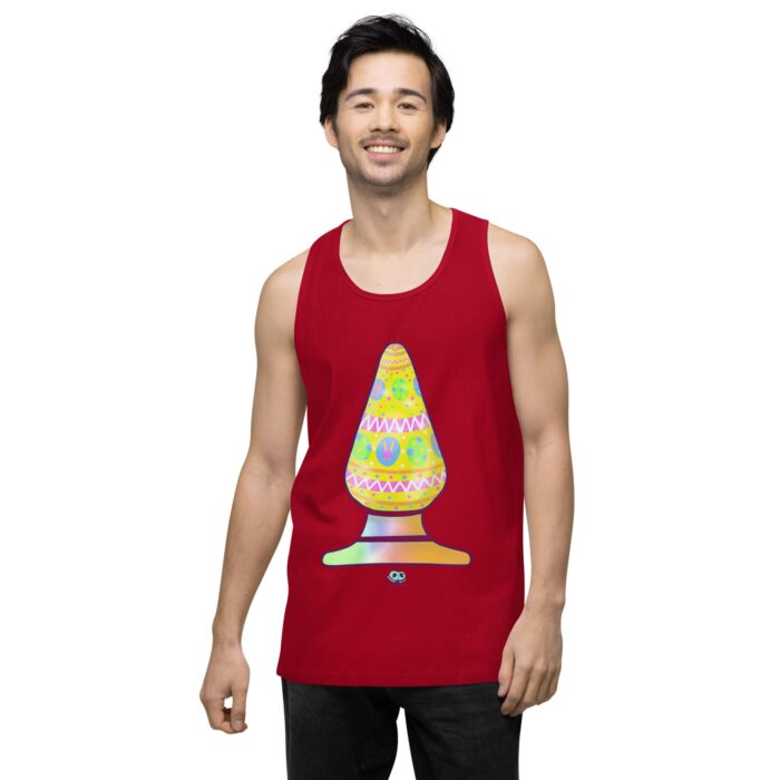 Men’s premium tank top - Easter Egg Butt Plug - Image 5