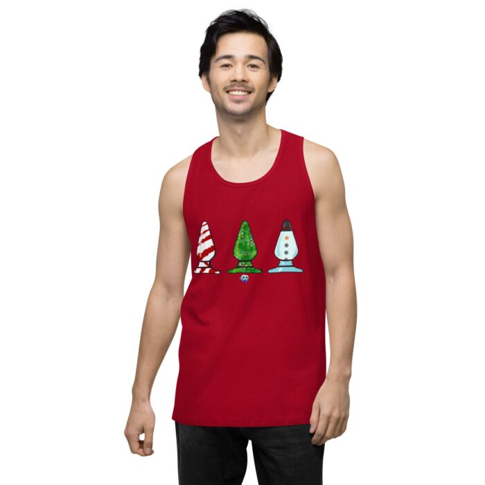 Men’s premium tank top - Holiday Butt Plugs - Image 13