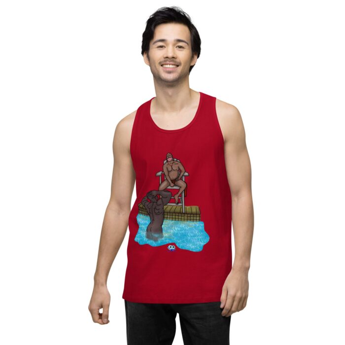 Men’s premium tank top - Lifeguard