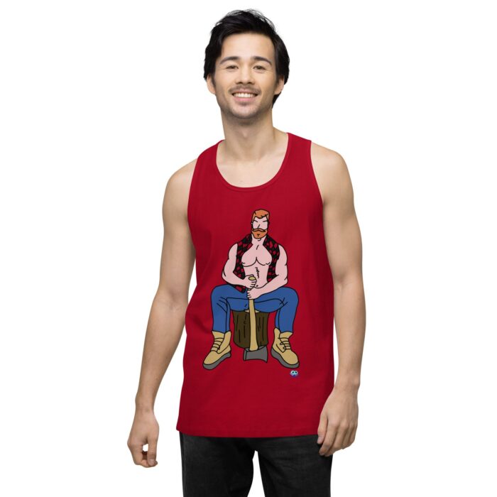 Men’s premium tank top - Lumberjack - Image 13