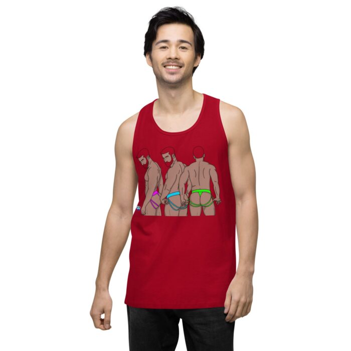 Men’s premium tank top - Neon Jocks - Image 7