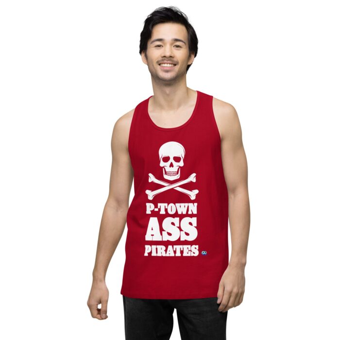 Men’s premium tank top - P-Town Ass Pirates - Image 6