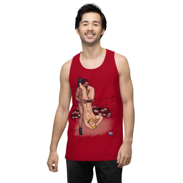 Men’s premium tank top - Pile Driver - Image 12