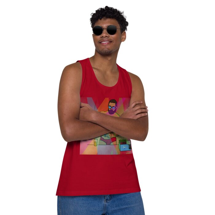 Men’s premium tank top - The Bartender - Image 7