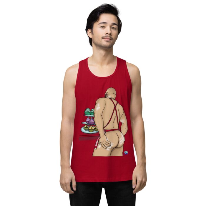 Men’s premium tank top - Cakes - Image 12