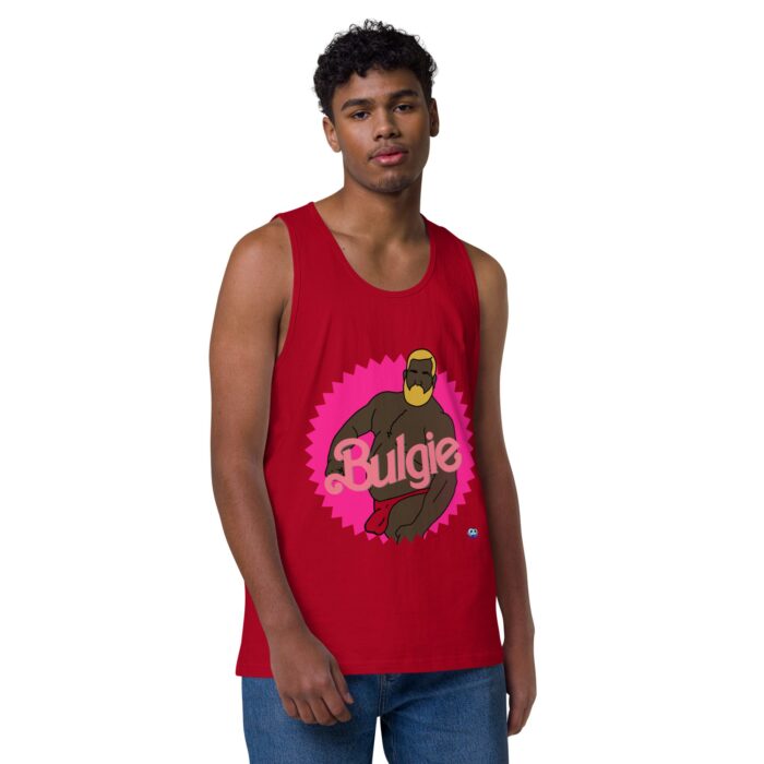 Men’s premium tank top - Bulgie Dark - Image 6