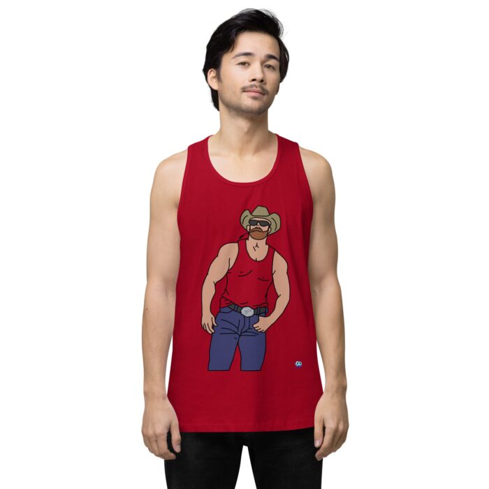 Men’s premium tank top - Cowboy Blues